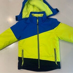Phibee Boys Winter Jacket Blue Yellow Size 134/140 8US Ski
